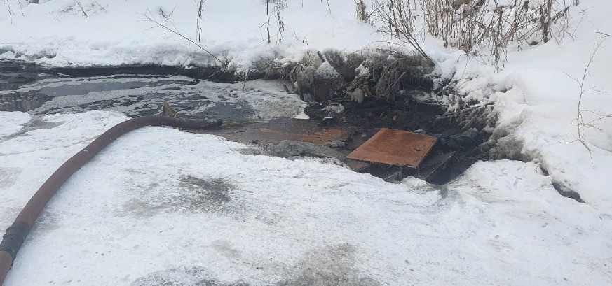 В Каменке местного жителя оштрафовали за сброс отходов из выгребной ямы в почву