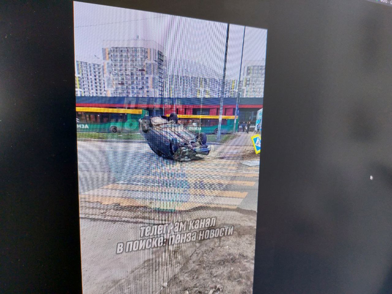 В Арбековской Заставе машина пензенца устроила «брейк-данс» на дороге