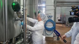 Телеканал Россия-1  провел съемки программы "Сельские вести" на АО "Молочный комбинат «Пензенский»"