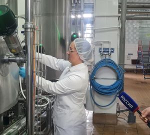 Телеканал Россия-1  провел съемки программы "Сельские вести" на АО "Молочный комбинат «Пензенский»"