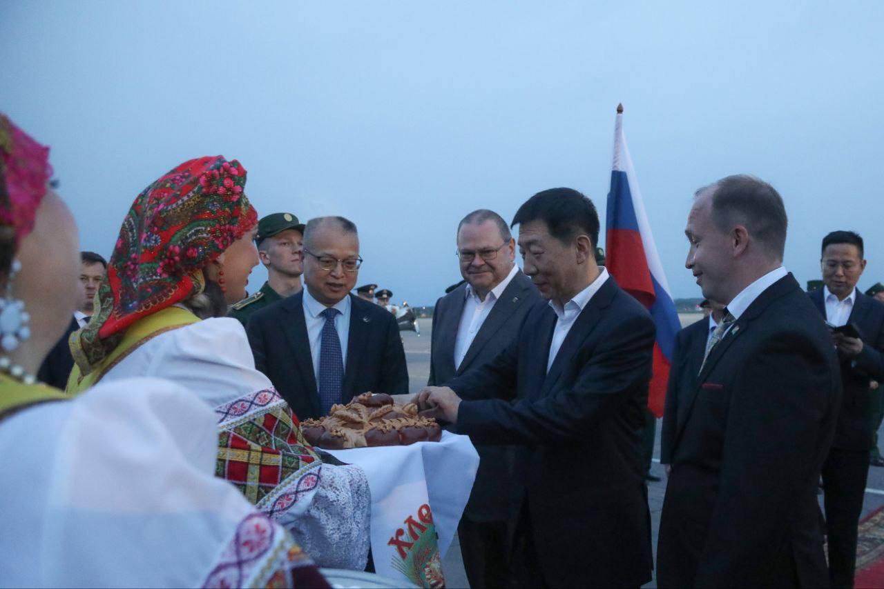 В Пензе делегацию КНР встретили хлебом и солью