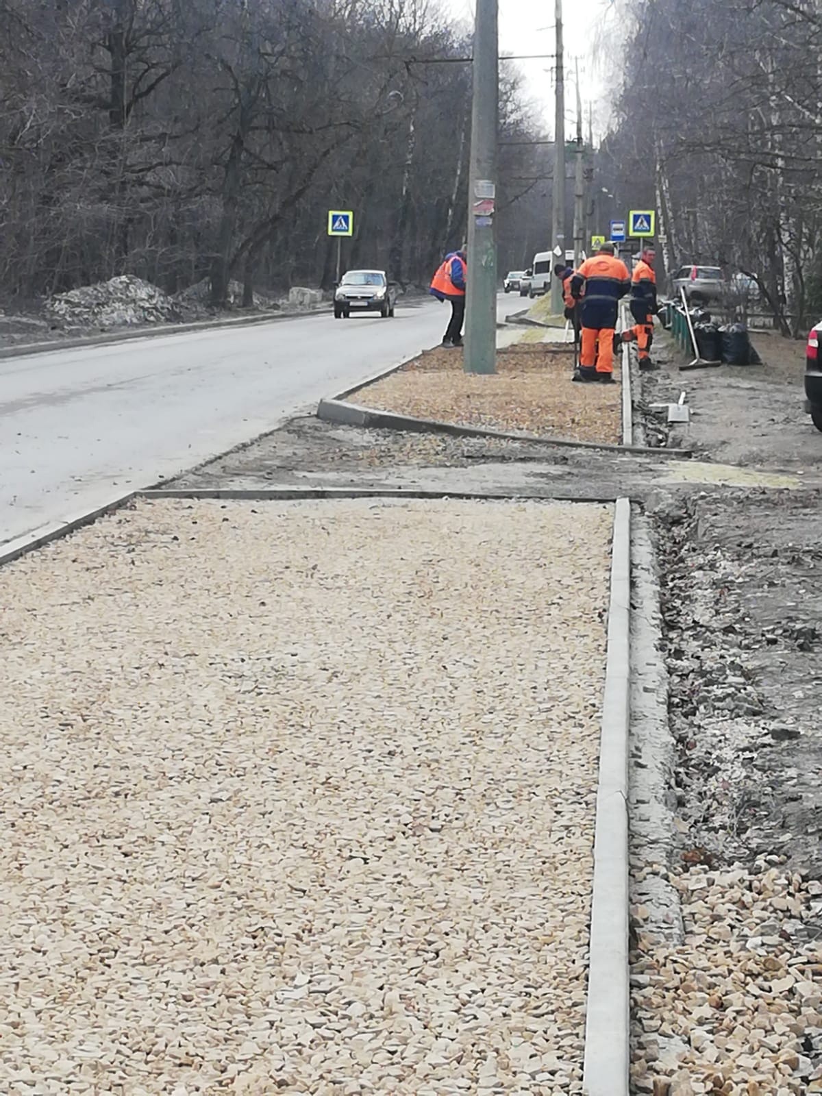 В Пензе до конца месяца отремонтируют дорожки на улице Попова