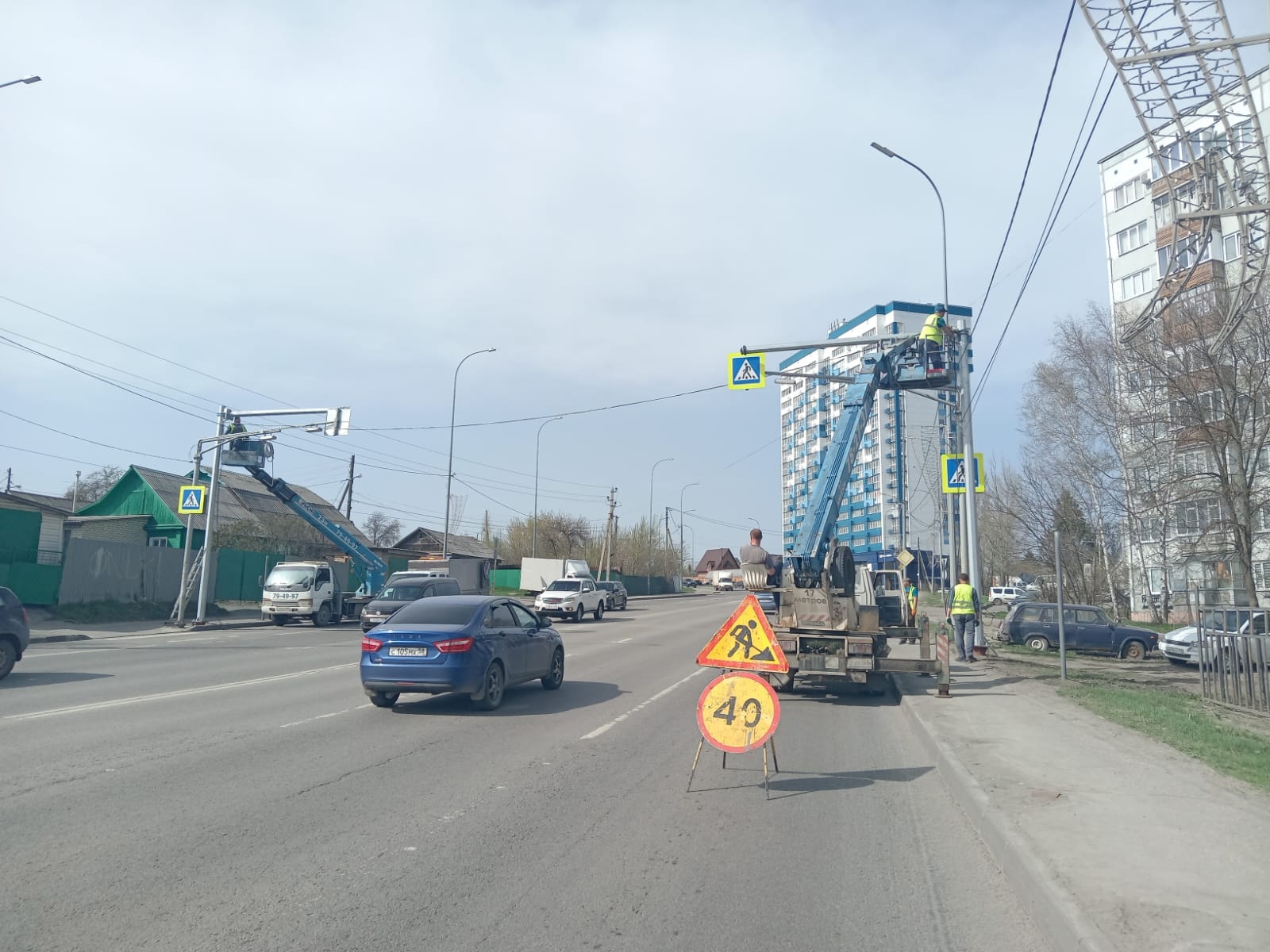 В Пензе на Окружной и Чаадаева появятся новые светофоры