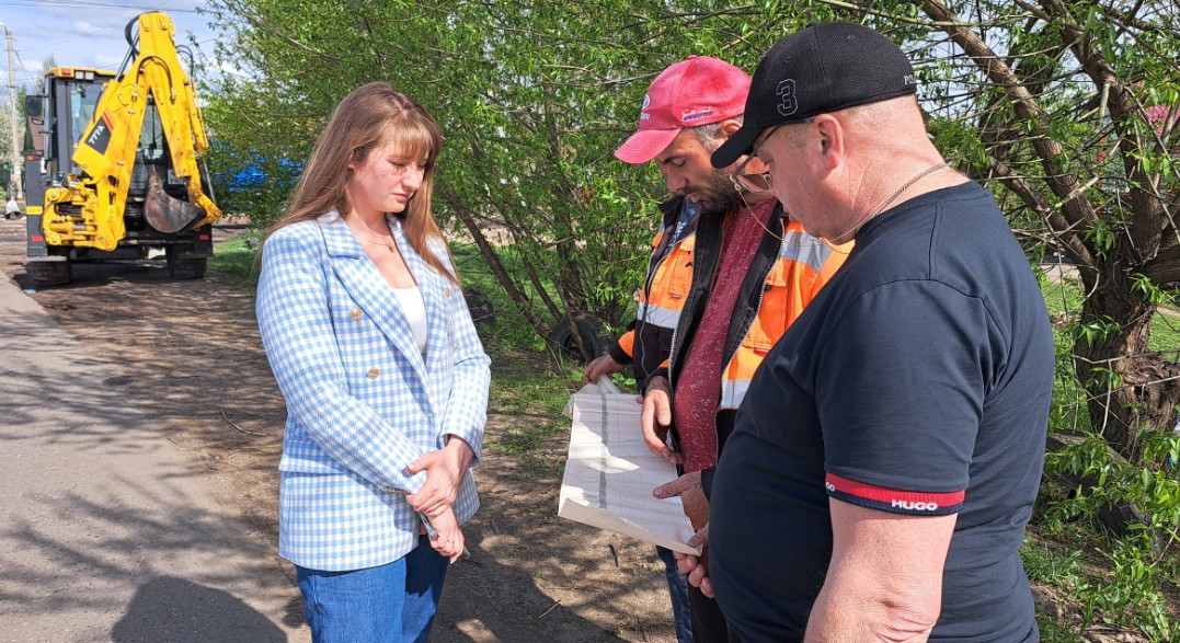 В Сердобске в рамках нацпроекта ремонтируют тротуар