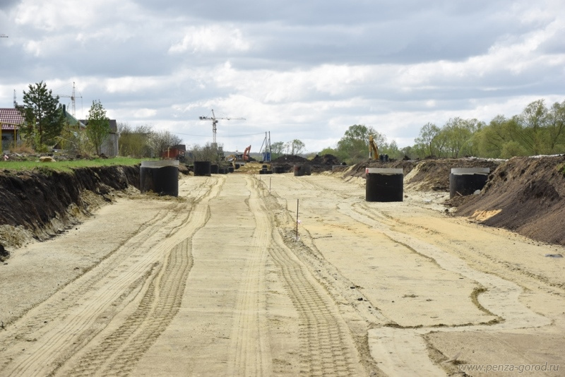 Пензенцам стало известно о ходе строительства дороги в дальнем Арбеково
