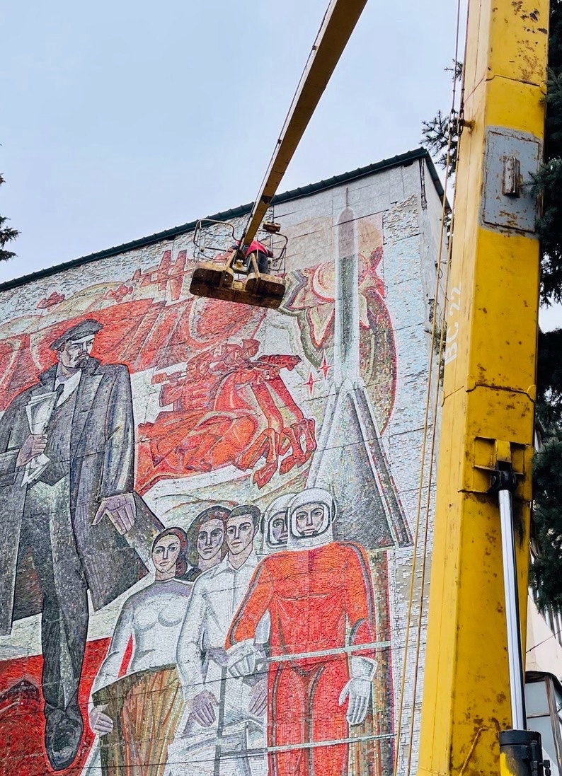 В Пензе восстановят мозаичное панно на улице Карпинского