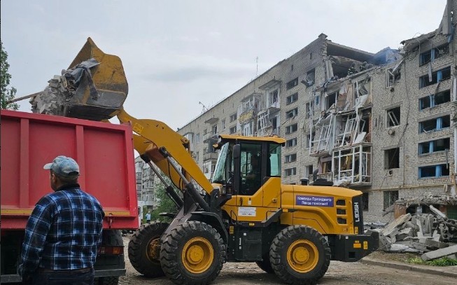 Олег Мельниченко рассказал о работе пензенцев в пострадавшем от обстрелов Токмаке