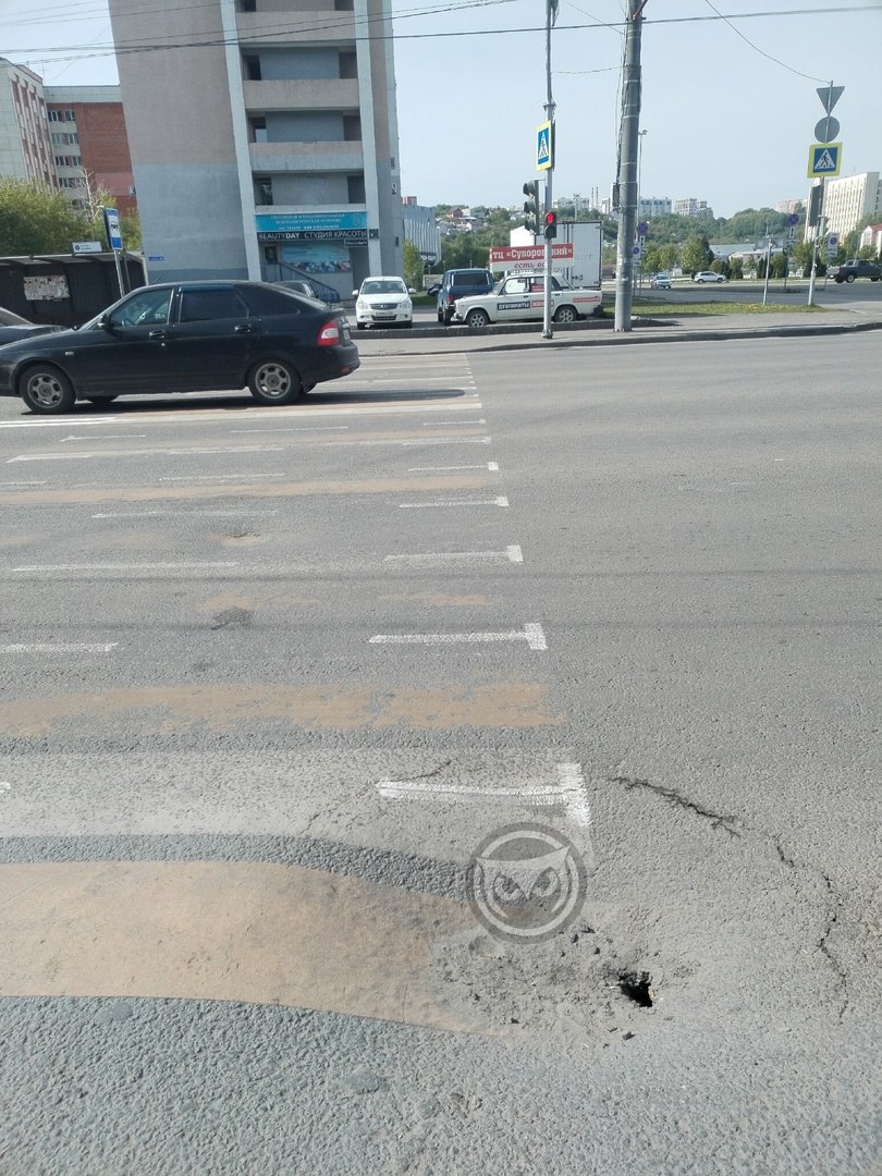 Пензенцы снова жалуются на провалы после ремонта дорог