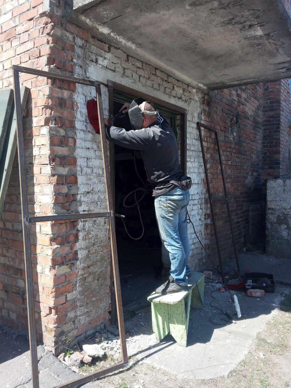 Пензенцы не останавливают работы по благоустройству в Запорожской области в праздники