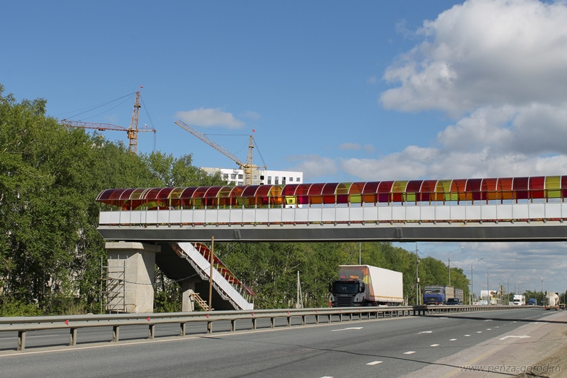В Пензе готовность развязки на трассе М5 составляет более 95%