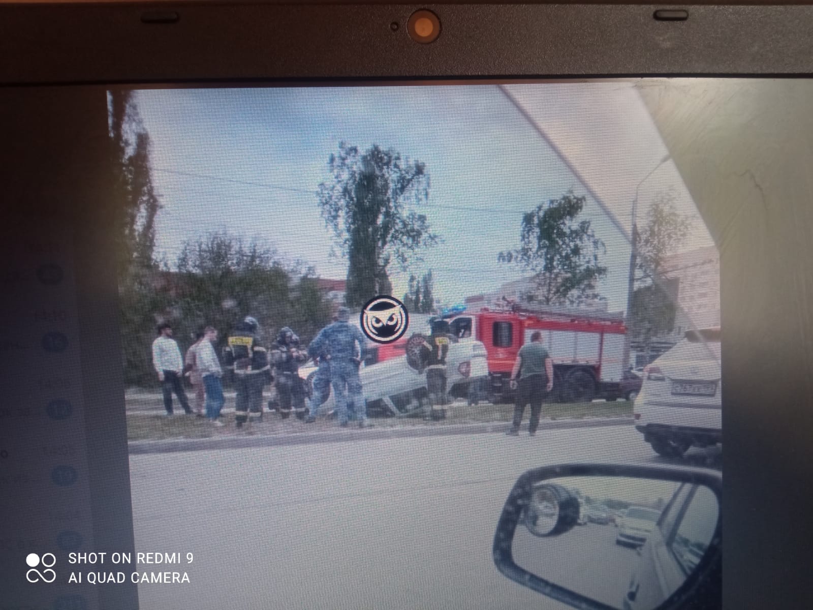 В Пензе на проспекте Строителей перевернулось авто