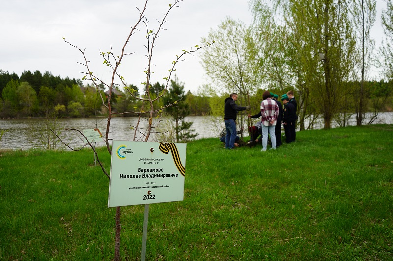 В пензенском Спутнике обновили аллею памяти ветеранов в парке