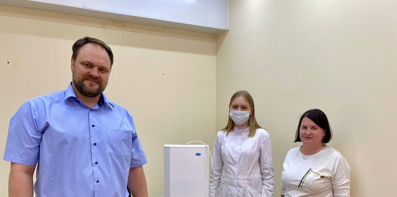 Ольга Чистякова передала больнице Пензенского района очиститель воздуха