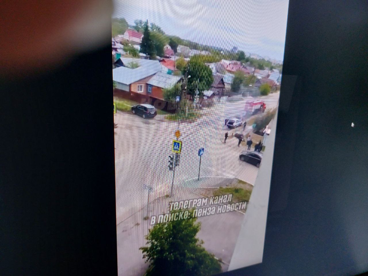 В Пензе на улице Галетная загорелась иномарка