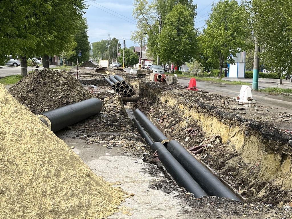 В Кузнецке перекладку теплосетей на Ленина окончат раньше срока