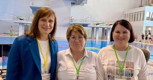 Ольга Чистякова стала почетным гостем Всероссийских соревнований по подводному спорту