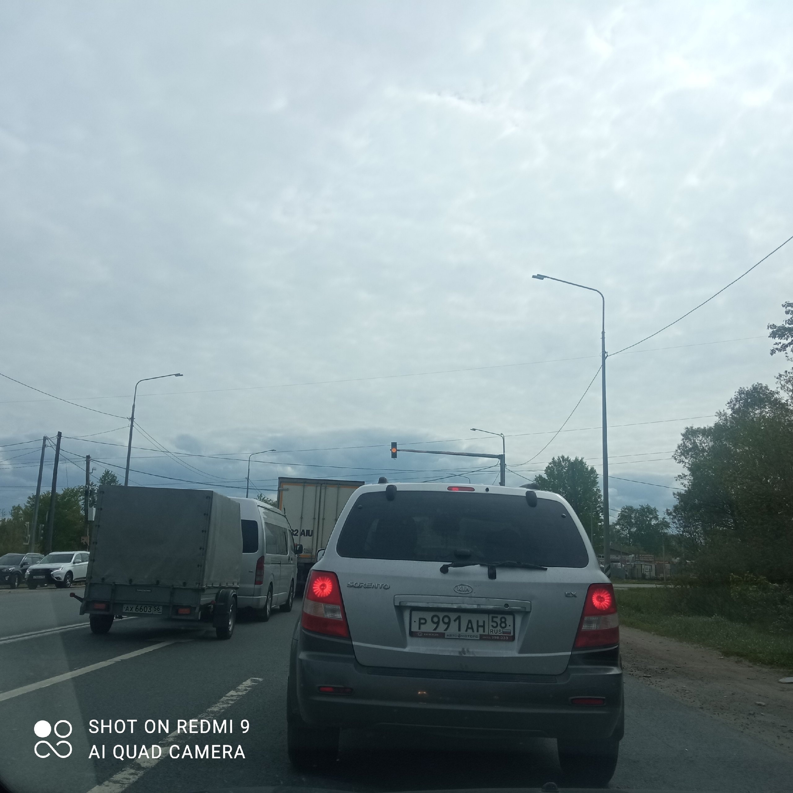 Пензенцы рассказали о транспортном коллапсе на трассе М5 в сторону Кузнецка