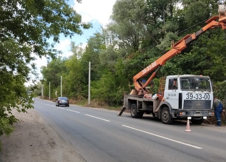 В Пензе установили новые фонари на дороге, соединяющей город с Заречным