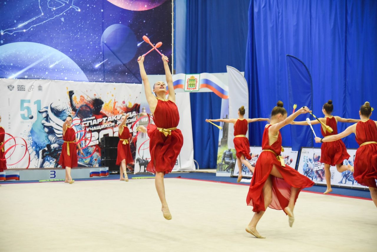 Пензенские гимнастки борятся за медали Спартакиады учащихся