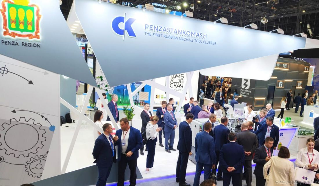 Пензенский станкостроительный кластер покорил ПМЭФ-2024