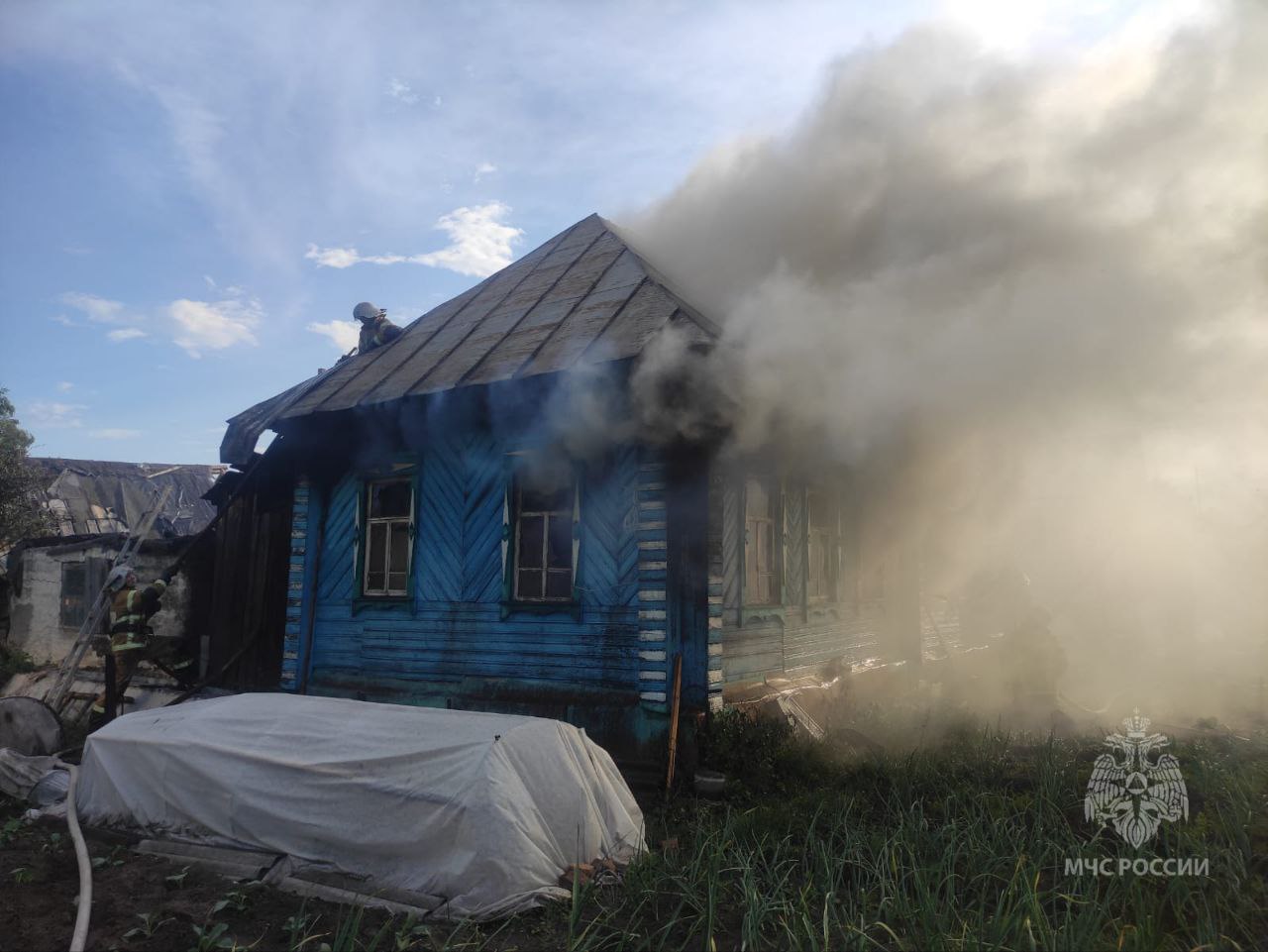 В Никольском районе в пожаре погиб 62-летний мужчина