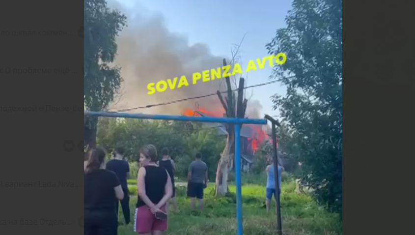 В Заре случился пожар в расселенном доме