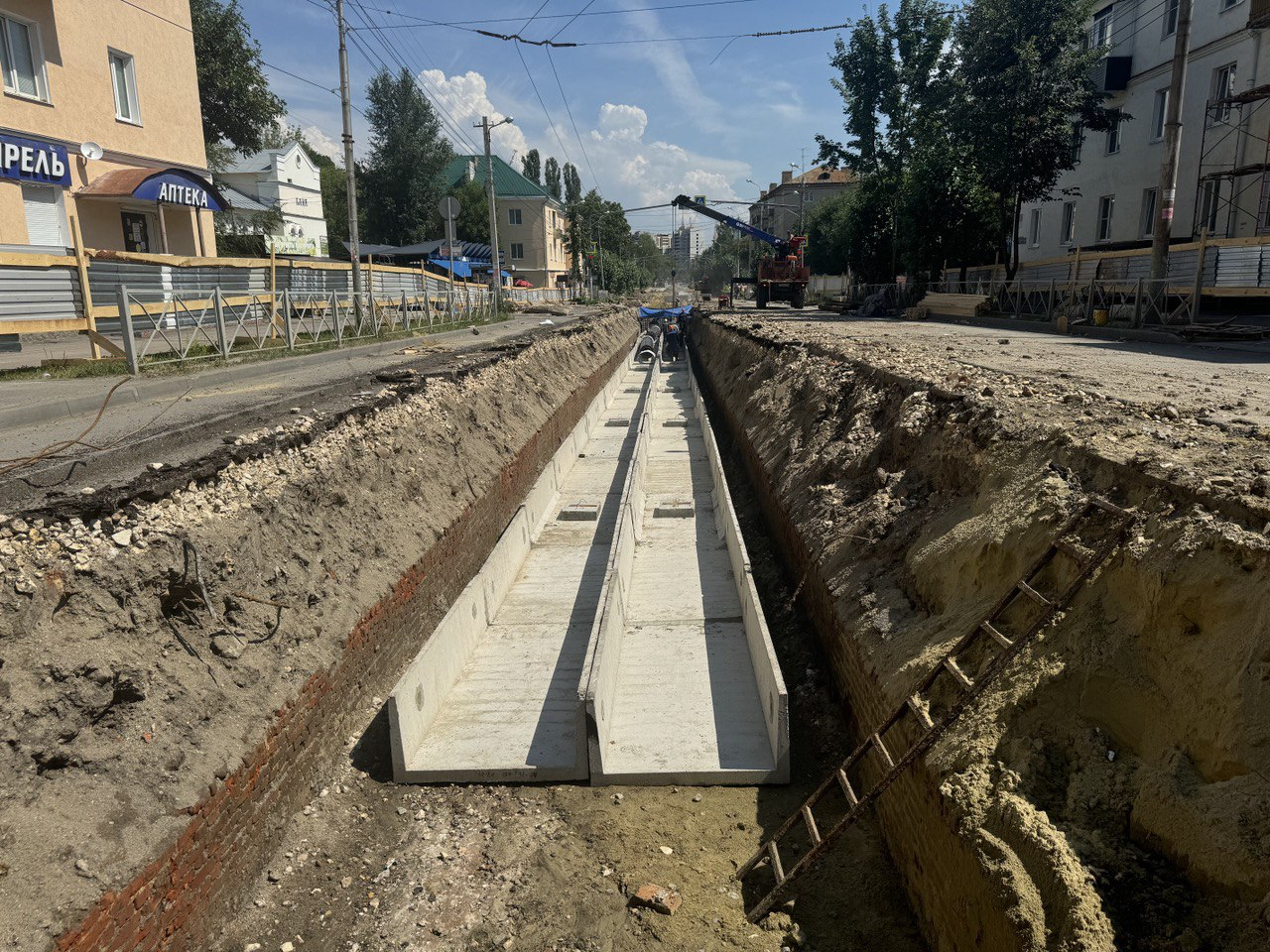 В Заводском районе Пензы на 54% завершили капремонт тепломагистрали