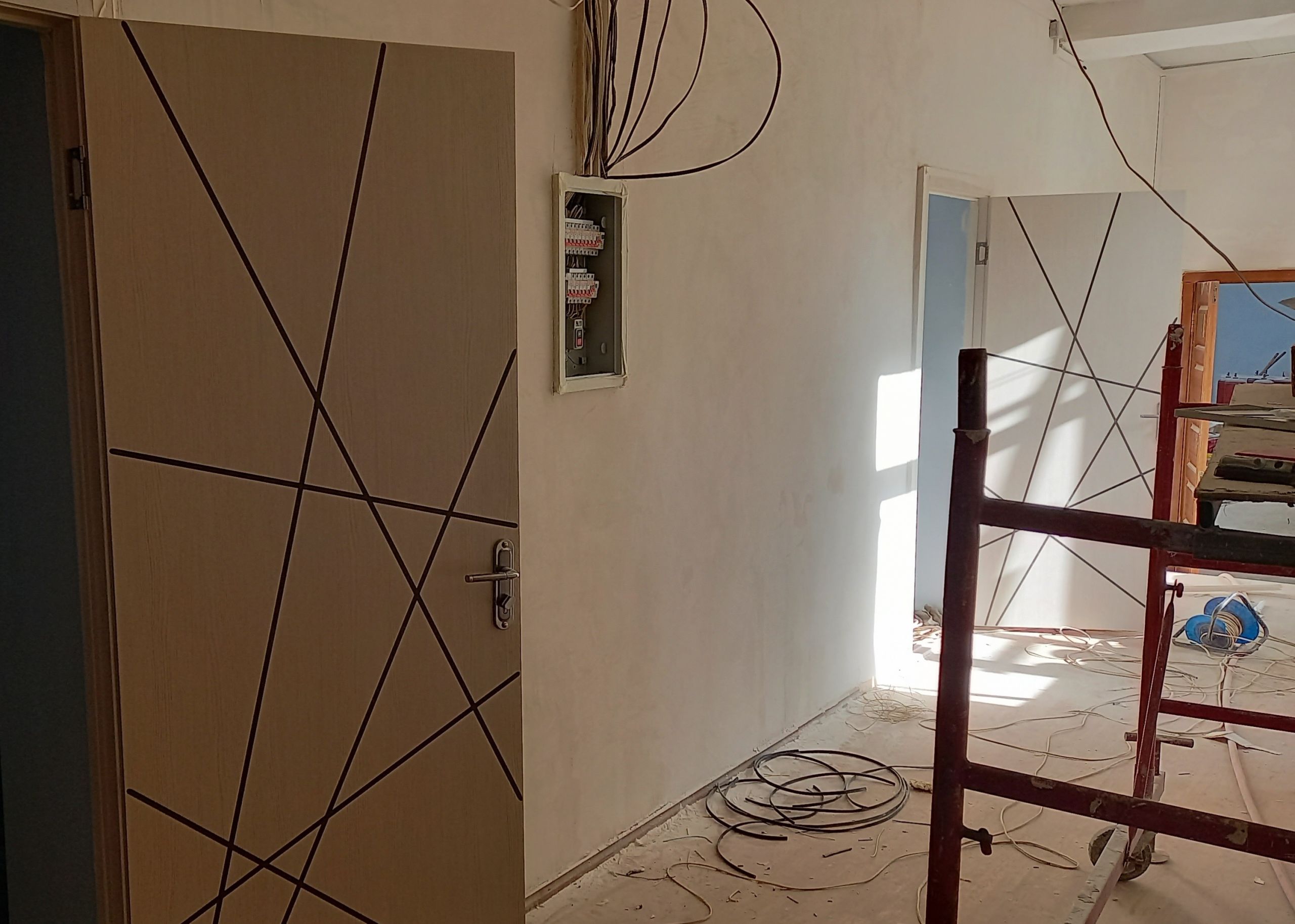 В школе Бессоновского района продолжается ремонт спортзала