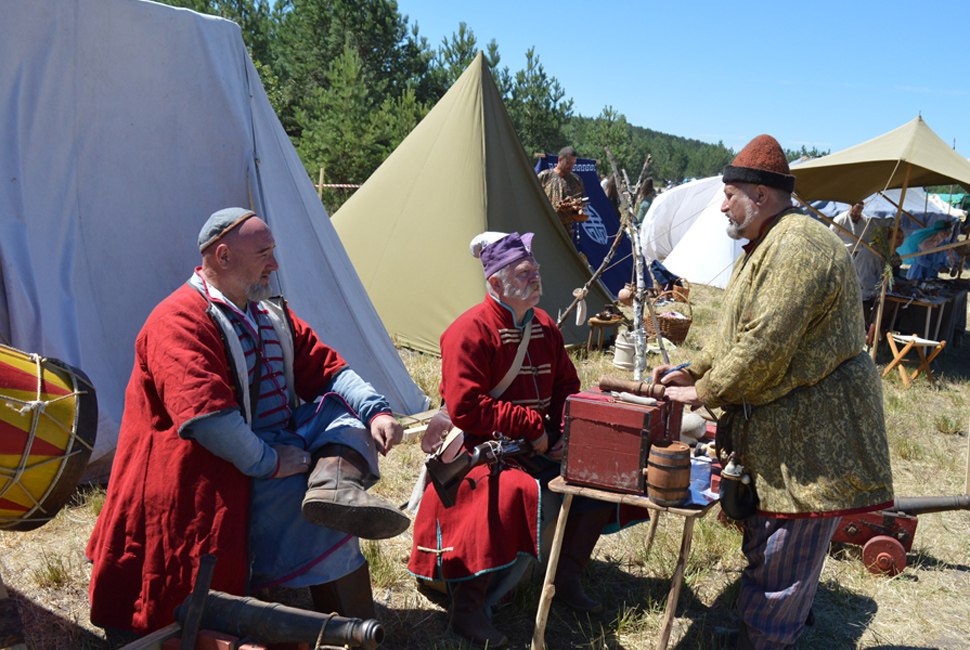 В Кузнецком районе прошел первый военно-исторический фестиваль «Торуевское городище»