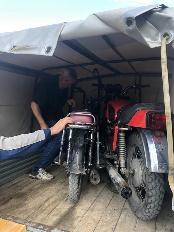 Кузнецк отправил в Пологи мотоциклы