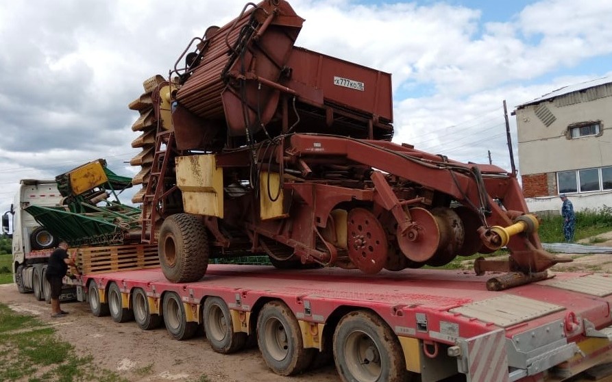 В пензенскую колонию доставили оборудование для сбора картофеля