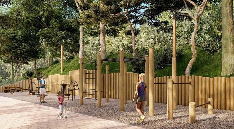 Александр Басенко опубликовал эскизы благоустройства Тропы здоровья в Пензе