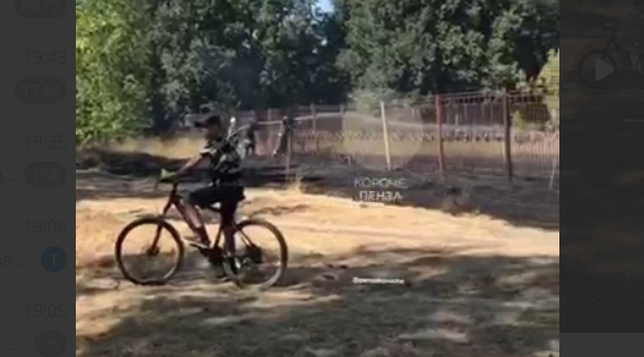 В Пензе вспыхнул пожар на стадионе Спартак