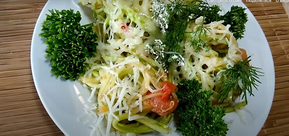 Нежная паста с кабачками и курицей для летнего ужина