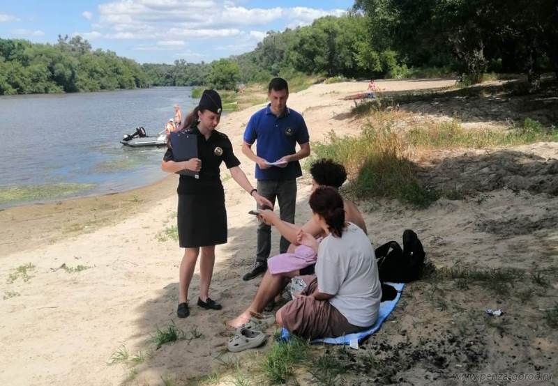 Пензенцев привлекли к ответственности за купание в неположенных местах