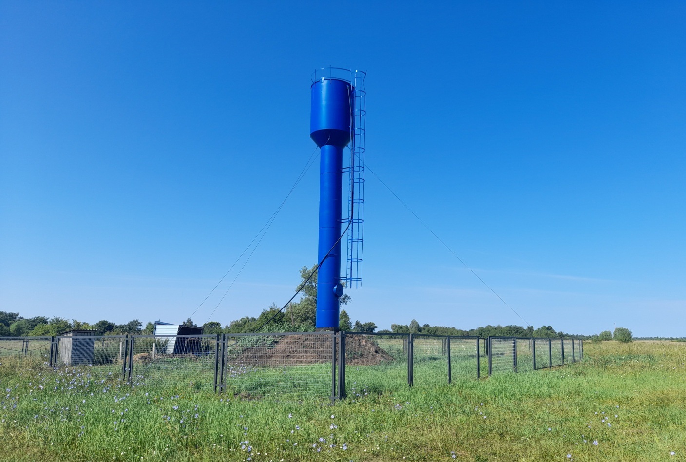 В Земетчинском районе к сети подключили новую водонапорную башню