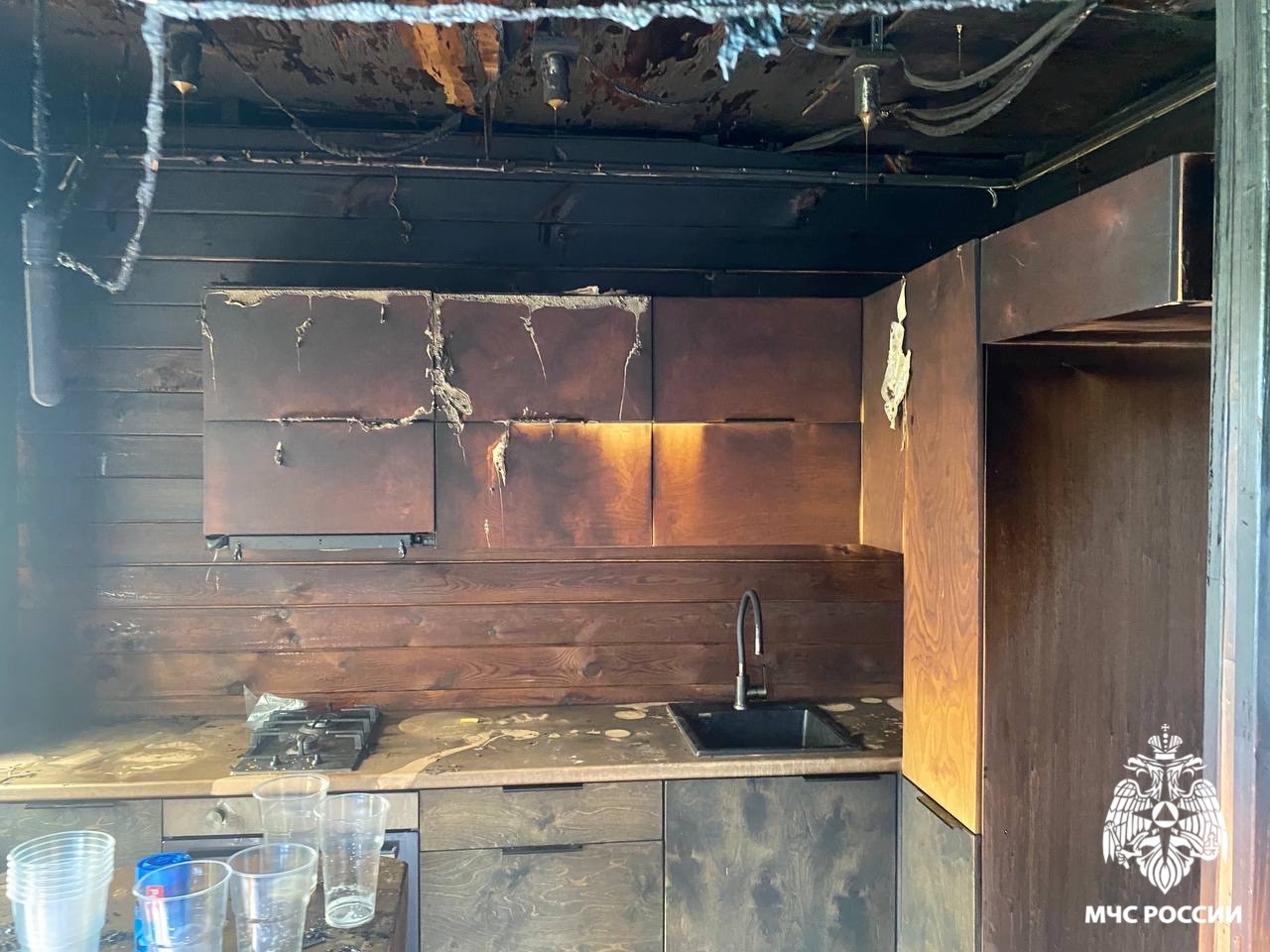 В Кузнецком районе выгорел садовый дом