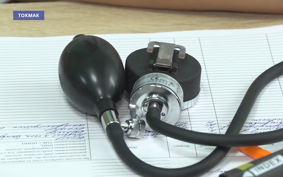 Врачи из Пензы проводят детский профосмотр в Токмаке