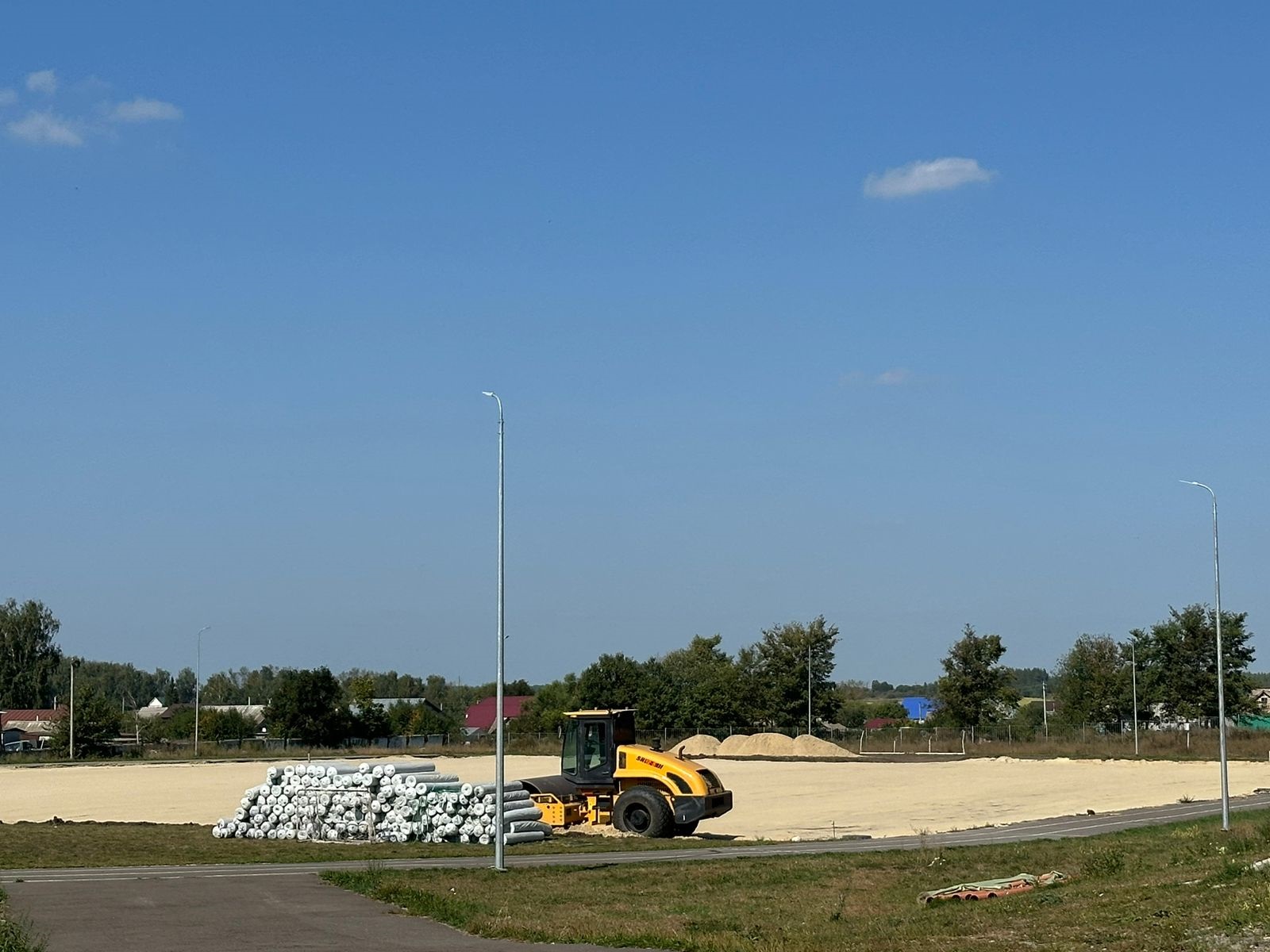 В Вадинском районе до середины сентября завершат модернизацию футбольного поля