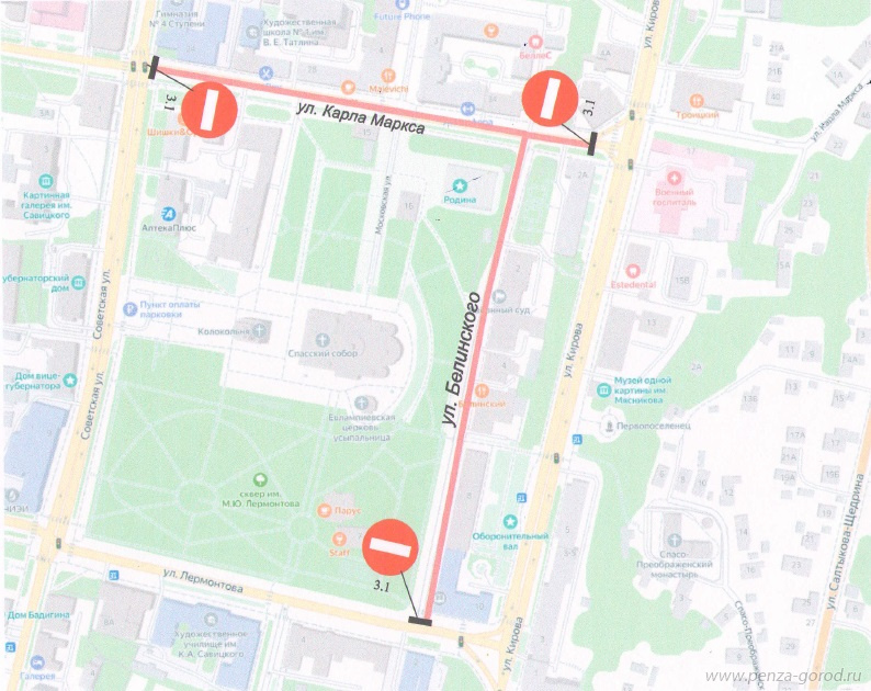 В Пензе изменится схема движения в связи с праздником «Спас»