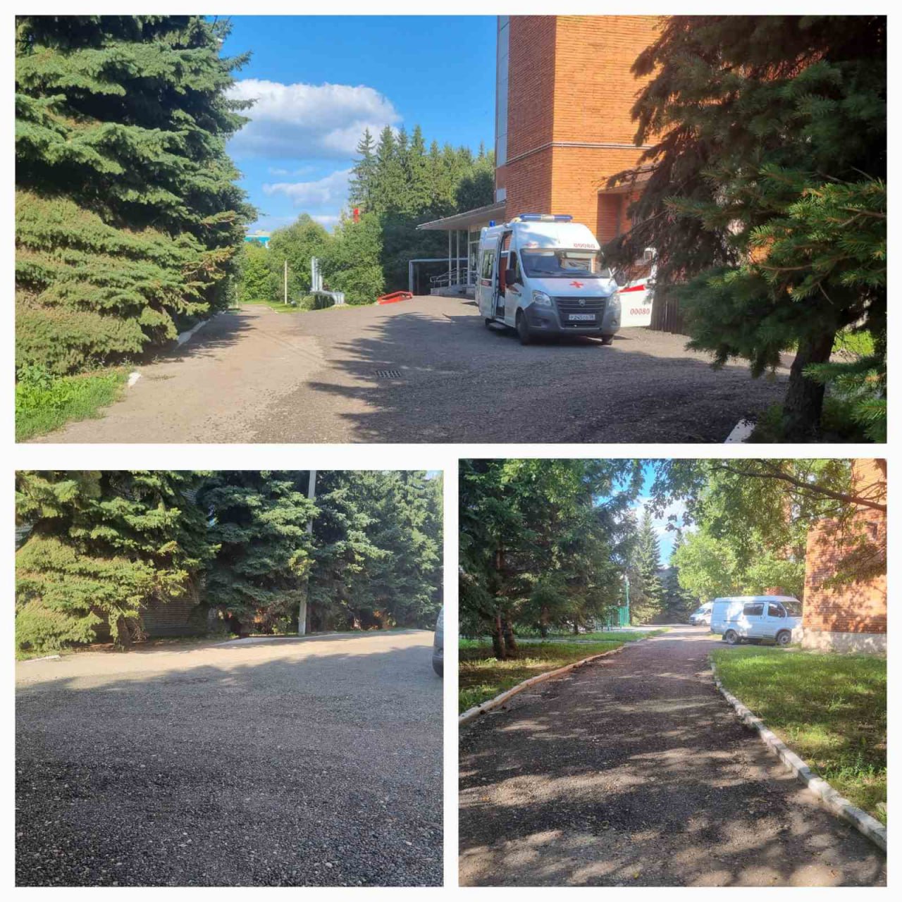 В Пензе у больницы Захарьина уложили 250 квадратных метров шлака