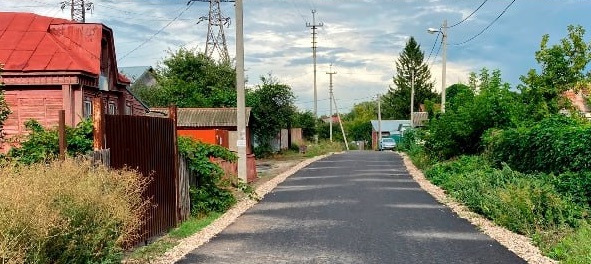 В Пензе отремонтировали улицу Полины Осипенко за 3 млн рублей