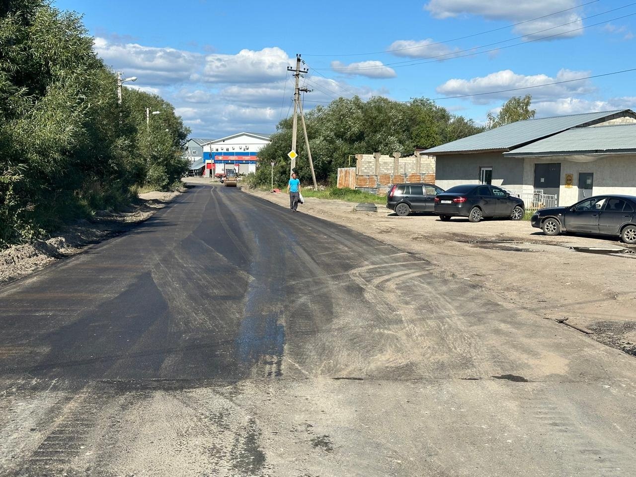 Борис Панин сообщил о завершении ремонта дороги улице Ростовской