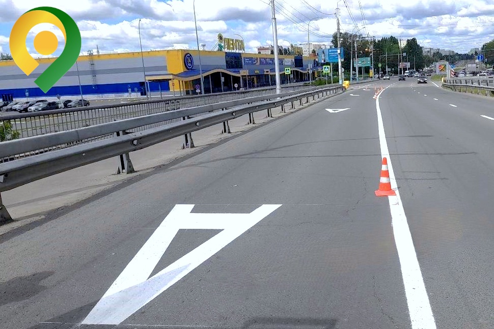 В Пензе на проспекте Строителей выделенка для автобусов готовится к запуску