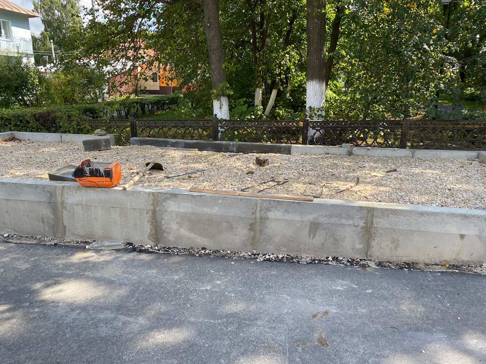 Как в Лопатино преображают площадь имени Юрия Гагарина