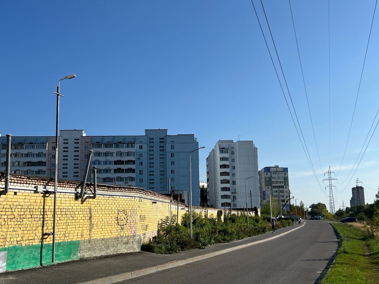 На улице Антонова в Пензе появились новые фонари