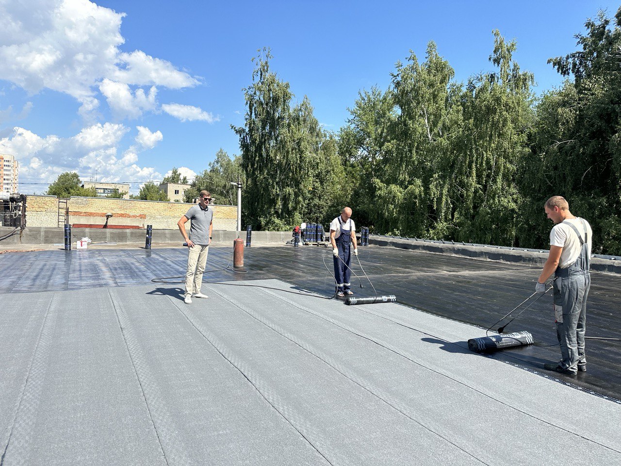 Борис Панин: кровлю детского спортклуба отремонтировали в рекордные сроки