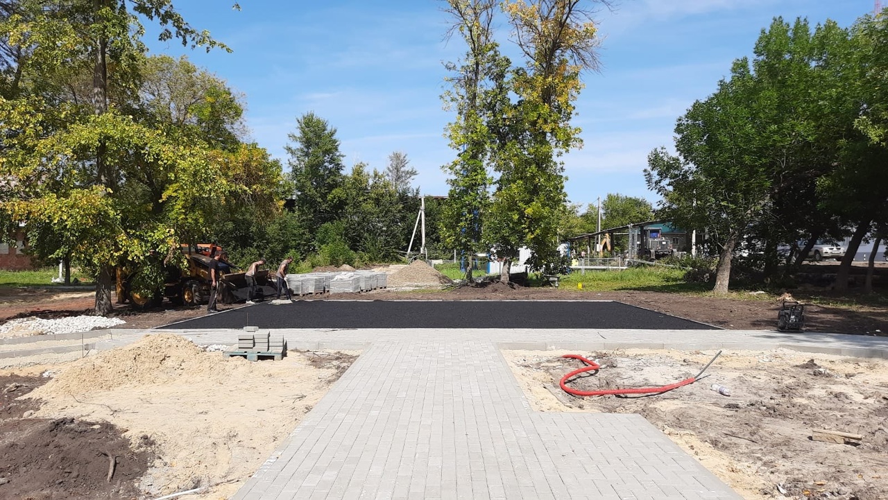 Как в Сердобске идет обустройство скверов имени Островского и «Ясенки»