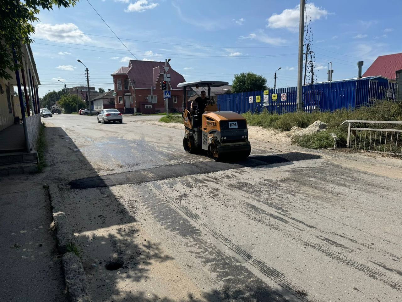 Какие дорожные работы провели в Кузнецке за неделю