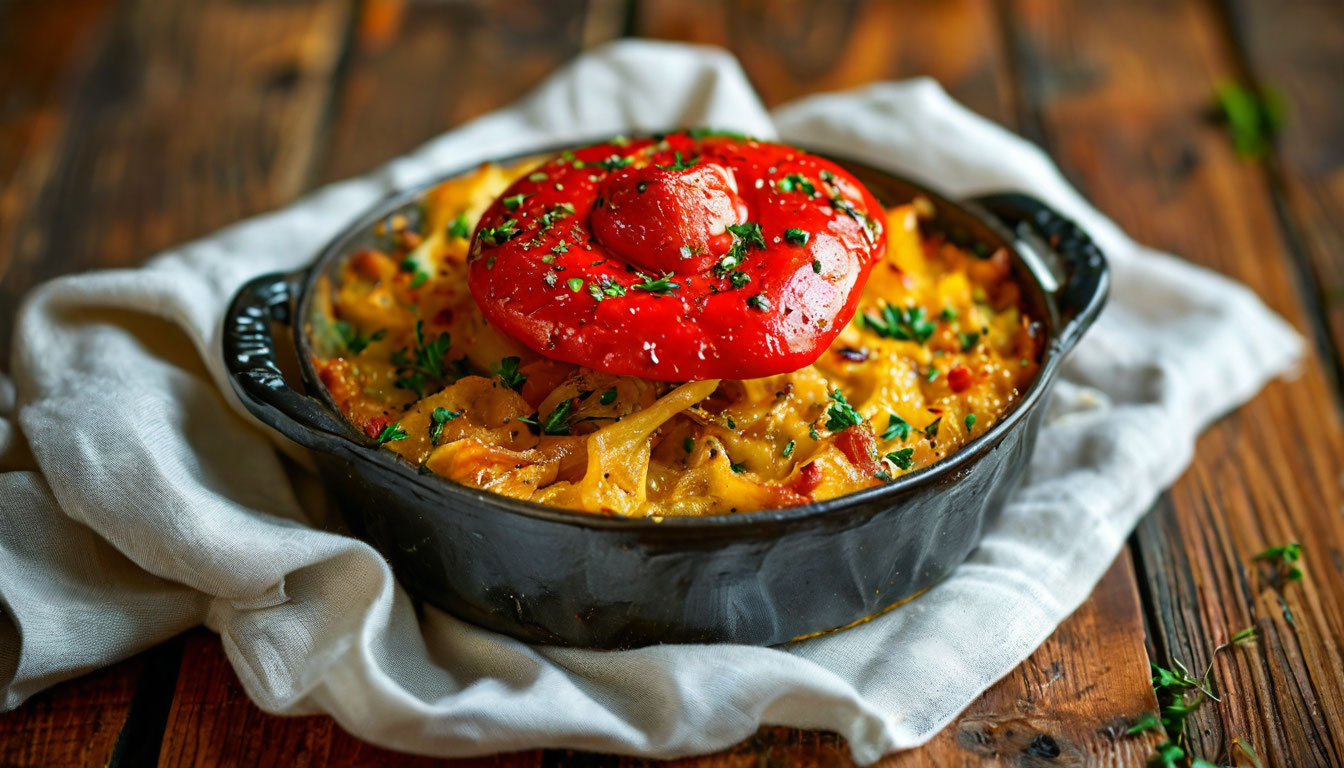 Жульен с лисичками в кокотницах